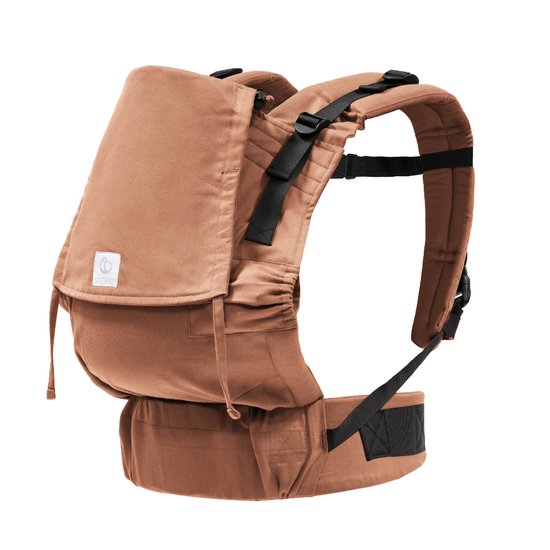 Stokke Limas Carrier Flex, Terracotta - Version 2023 (OCS) - Porte-bébé à boucle - Trois positions de portage - Convient aux bébés de 1 mois / 4 kg à 20 kg