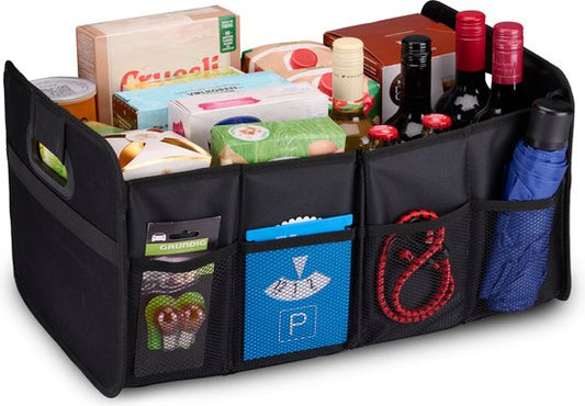 All Ride Organisateur de coffre - Pliable - Accessoires de voiture - Noir