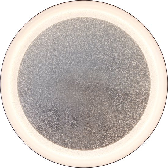 Brilliant Quito - Plafonnier - LED 30W - 42cm - Design noir - Effet pailleté - Dim à 3 niveaux