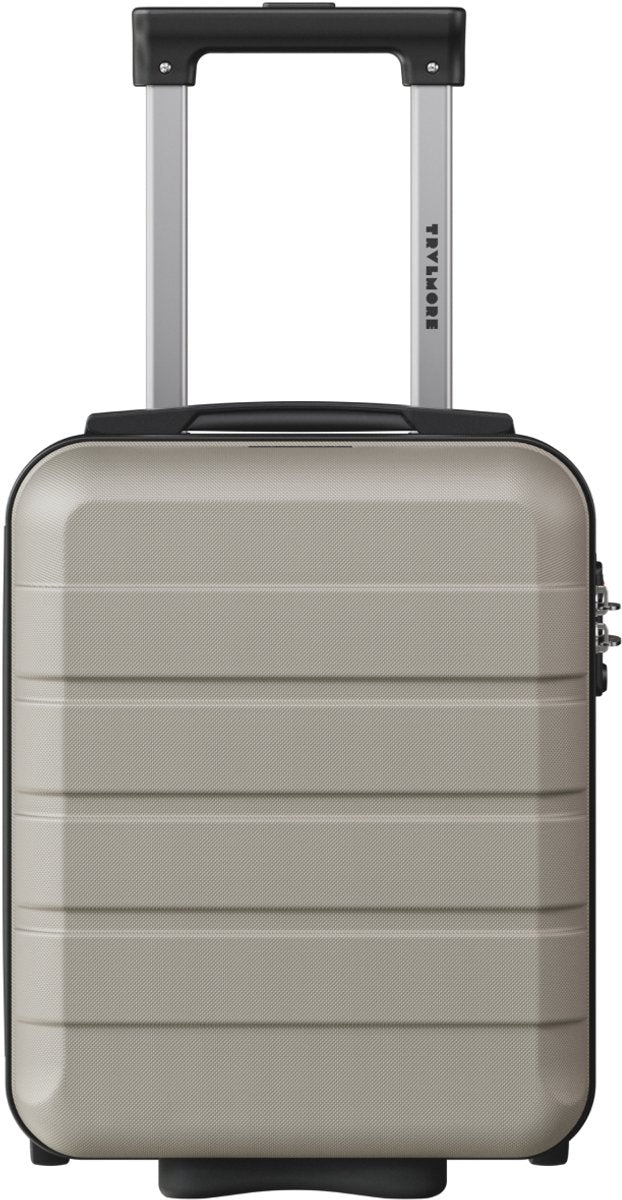 Valise cabine TRVLMORE 40 x 30 x 20 cm – 24 L – Se range sous le siège – Serrure TSA – 2 roulettes – Couleur champagne