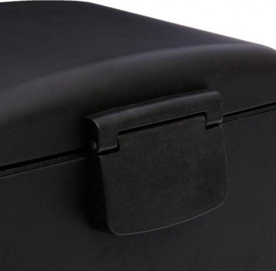 Poubelle 5Five en métal - Noire - 35 x 32 x 62 cm - 30 l