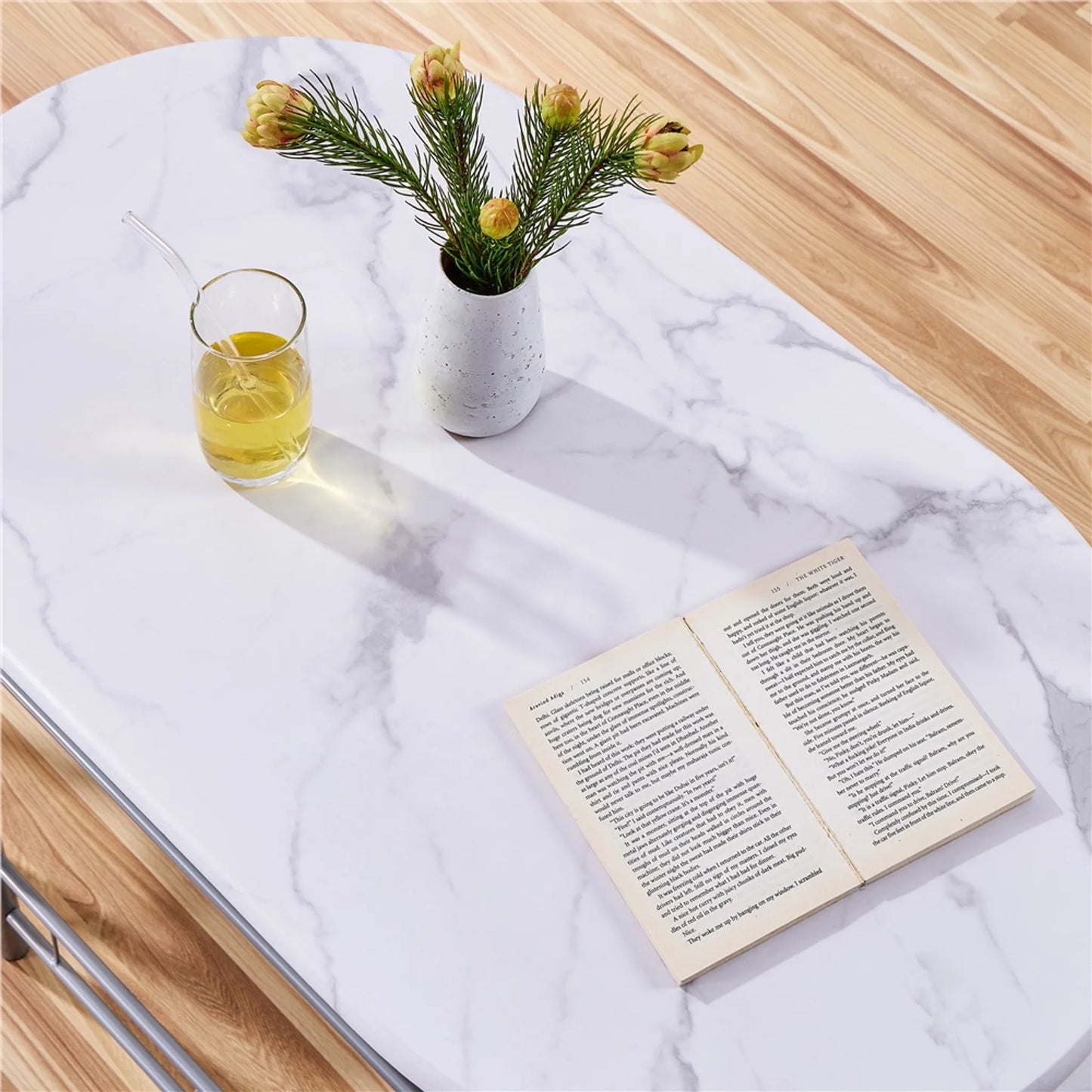 Yaheetech Table de salle à manger 3 pièces - avec rangement sous le plateau et deux chaises avec dossier et design peu encombrant - pour cuisine et balcon - Mdf blanc et métal - 90 x 53 x 75.5 cm