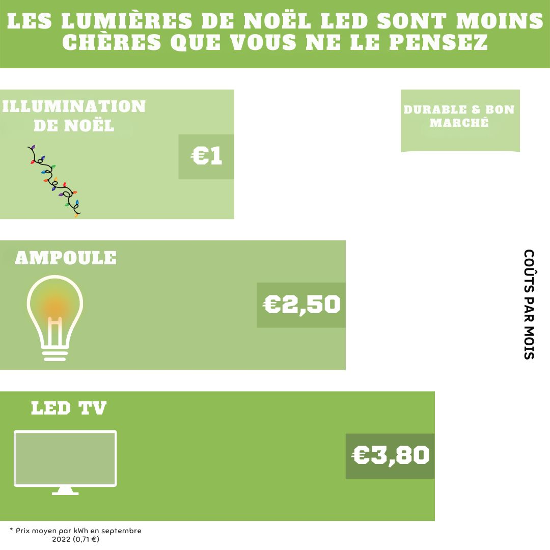 Guirlande de Noël - 11 mètres - microcluster - 1512LED - Pour l'intérieur ET l'extérieur