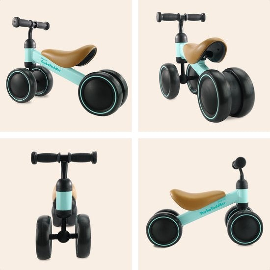 Scooter pour enfants - LifeGoods TurboToddler Balance Bike - Jouets à partir de 1 an - Vert Menthe