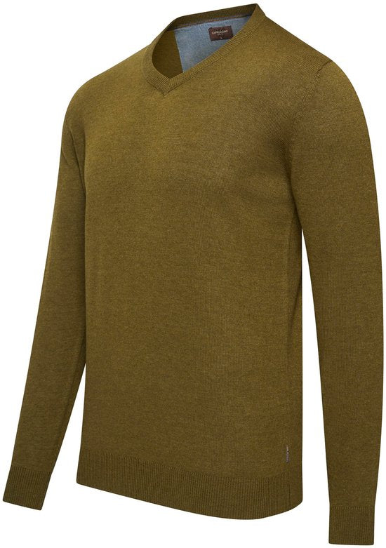 Cappuccino Italia - Pull Salerno Pullover pour homme - Vert - Taille XL