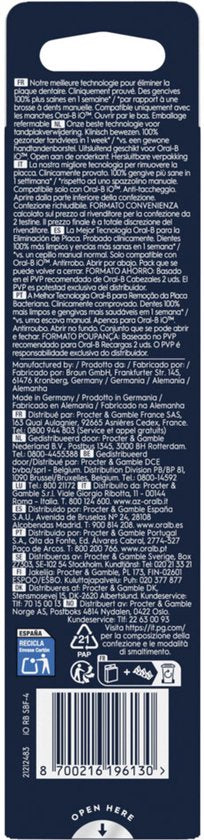 Têtes de brosse Oral-B iO Gentle Care noires - 4 pièces