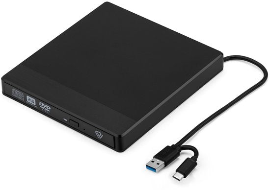 Vlectro - Lecteur et graveur externe de CD et DVD - Lecteur et graveur de DVD/CD