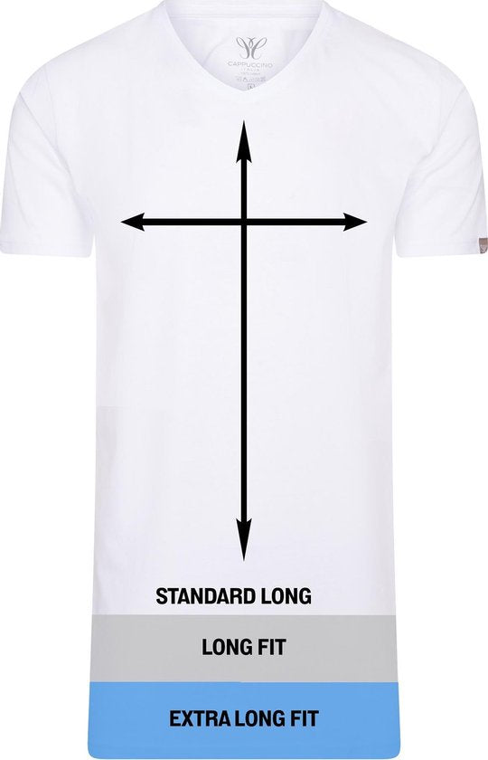 Cappuccino Italia - Hommes Tee SS 4-Pack T-shirts - Blanc - Taille XXL