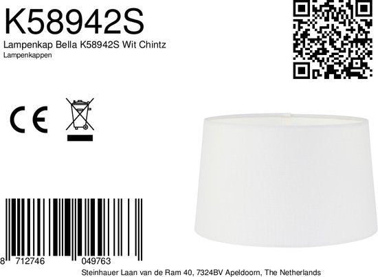 Abat-jour Mexlite Gramineus - Blanc