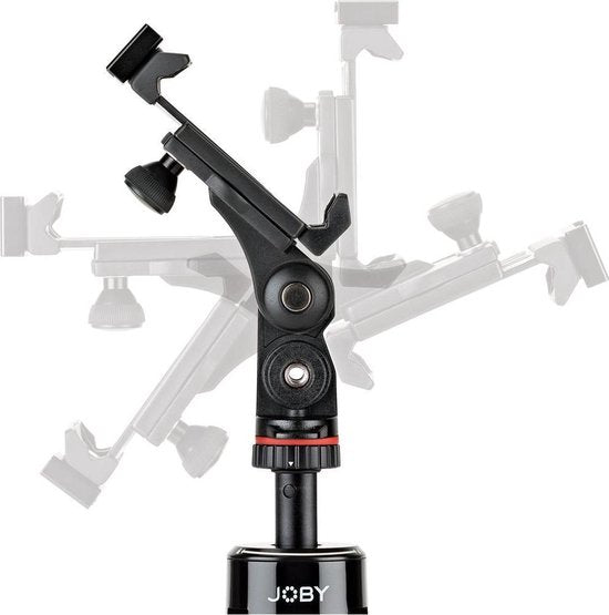 JOBY GripTight PRO TelePod – Trépied pour smartphones et GoPro – Hauteur de travail : 20,8 - 63,5 cm – Noir