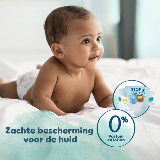 Couches Pampers Harmonie, taille 2 - 204 couches - 4 kg à 8 kg