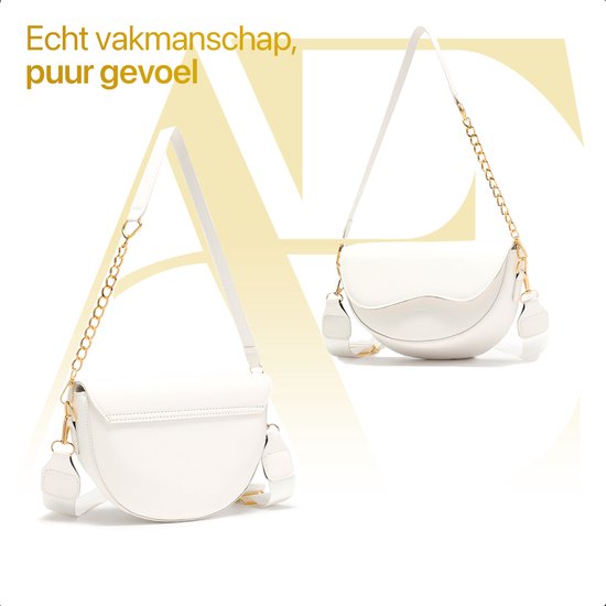 Sac à main pour dames - Pochettes pour dames - Sac à bandoulière pour dames - Pochette - Sac à bandoulière - Sac de soirée - Blanc