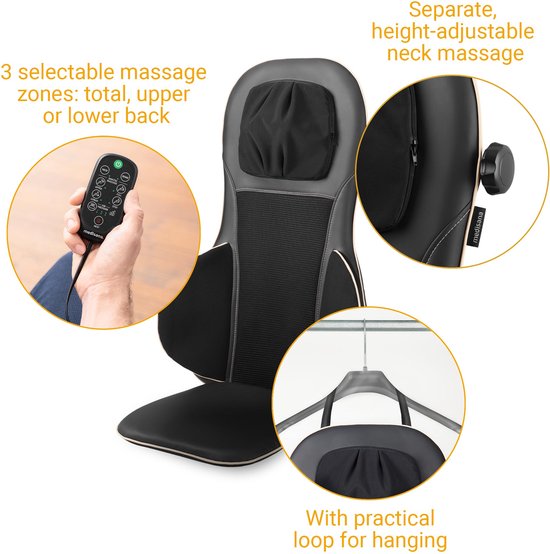 medisana MC 825 - Coussin de massage Shiatsu et acupression