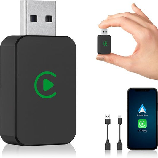 Wireless CarPlay & android dongle - Car - Bluetooth - Sans fil - Sans fil - Récepteur - Compact - incl USB-C - Skoov