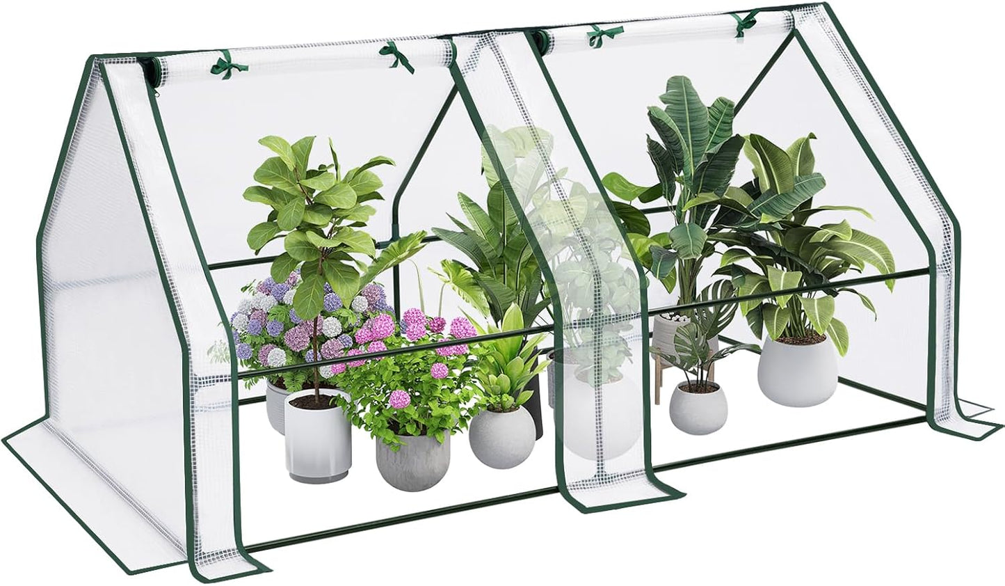 Serre en film plastique Woltu - 180 x 90 x 90 cm - Transparent