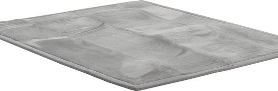 Tapis de jeu Velvety Soft / Tapis d'enfant Maila - 180 x 120 cm - Gris