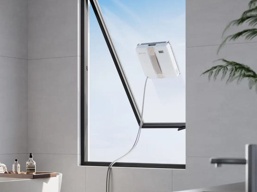 Ecovacs - Robot lave-vitres Winbot Mini - Blanc - 21,5 x 21,5 x 5,5 cm