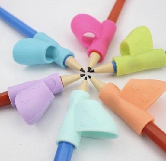 Prise pour crayon - Coques pour doigts, lot de 6