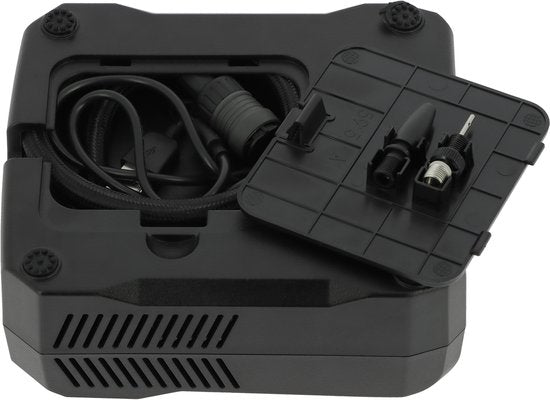 Pompe à pneus électrique rechargeable Michelin - Compresseur sans fil - Réglable à la pression souhaitée - Jusqu'à 10 bars - Avec éclairage LED - Pour pneus de voiture, pneus de vélo, ballons de sport et articles gonflables