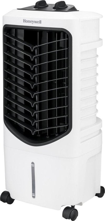 Honeywell Air Cooler - Ventilateur, Humidificateur et Rafraîchisseur d'air - Climatiseur mobile sans tuyau - Rafraîchisseur d'air 65dB - Télécommande et minuterie - Réservoir d'eau 9.2L - 66 x 30 cm