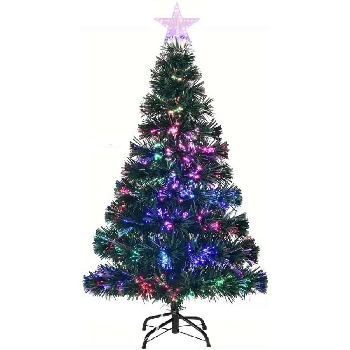 ARBRE DE NOËL DECORATIF - LED - Plastique - Multi - 120x58 cm