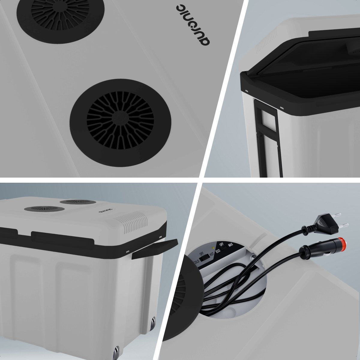 Glacière électrique Auronic - 40L - réfrigération et chauffage - 12V/230V - portable