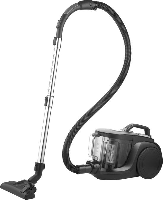 Tomado TVC2501B - Aspirateur sans sac - 2,5 litres - Filtre HEPA 12 - Léger - Noir