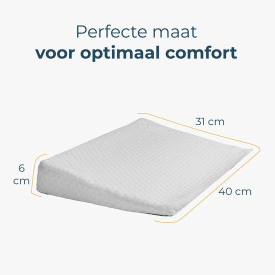 Coussin cale orthopédique - Meilleure position de sommeil et soutien supplémentaire - Coussin dorsal pour le lit - Cale de matelas - Pour bébés et adultes - Alyze