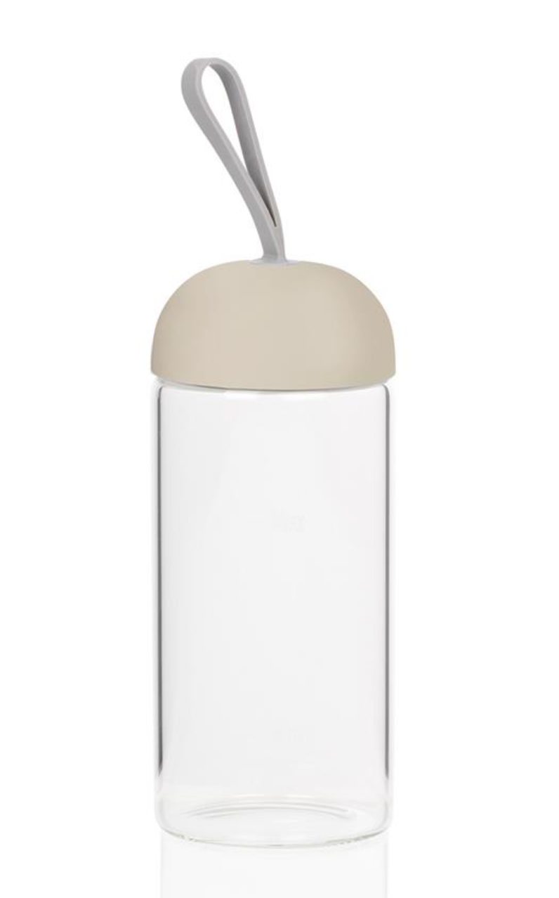 Mini-mixeur Tristar « To Go » - Mixeur à smoothies portable - Rechargeable par USB - Bol en verre de 280 ml - Beige