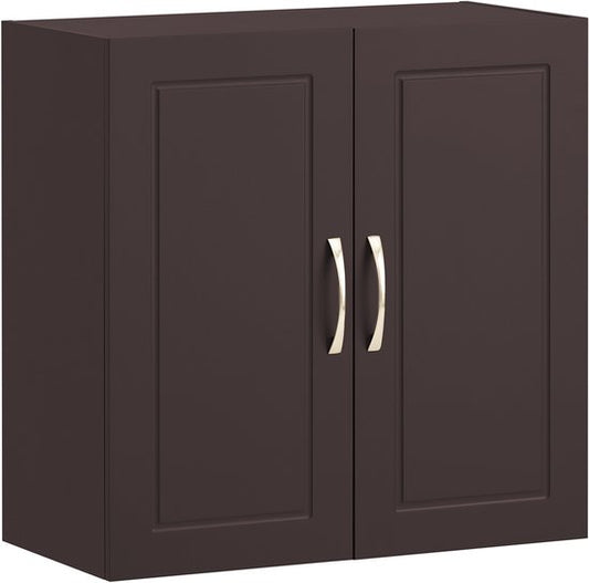 SoBuy FRG231-BR Meuble de salle de bain - Bois composite marron avec tiroir et étagère