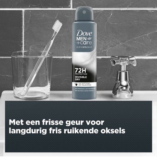 Dove Men+Care - Déodorant - Spray - Invisible Dry - 150ml