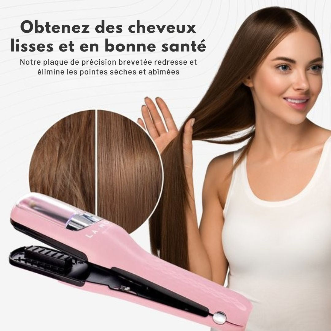 Epilateur pour cheveux fourchus - La Nou® Split Remover 4 - Accessoires inclus - Rose