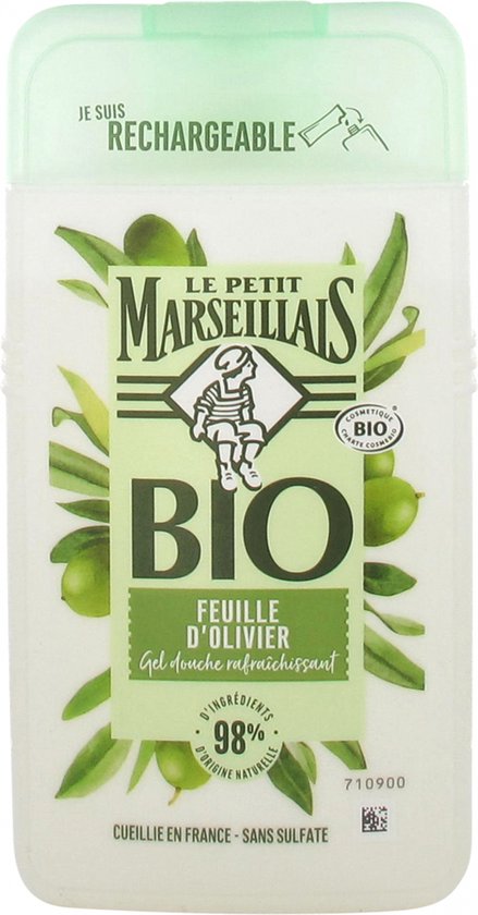 Le Petit Marseillais Gel douche rafraîchissant à la feuille d'olivier bio 250 ml