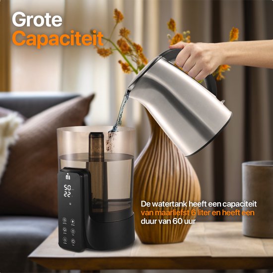MATTI® - Humidificateur - Humidificateurs 6L - Humidificateur - Cool & Warm Mist - Ultrasonique