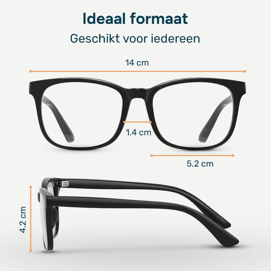 Alyze Blue Light Glasses - Écran d'ordinateur - Sans ordonnance avec filtre - Lunettes anti-lumière bleue