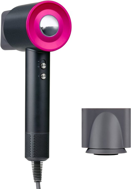 Sèche-cheveux ionique Alpina 1600 W - Sèche-cheveux à 3 réglages de chaleur - Sèche-cheveux avec fonction « Cool Shot » et autonettoyage - Sèche-cheveux avec embout magnétique à 360° - Technologie ionique - Gris