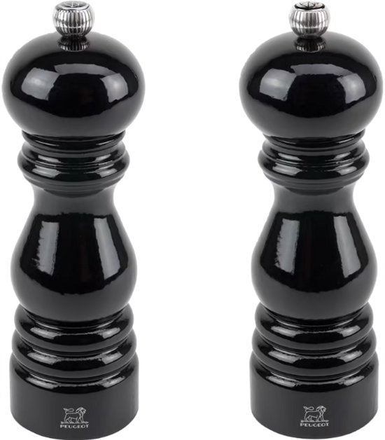 Moulin à poivre et à sel Peugeot Paris 18 cm - Laqué noir