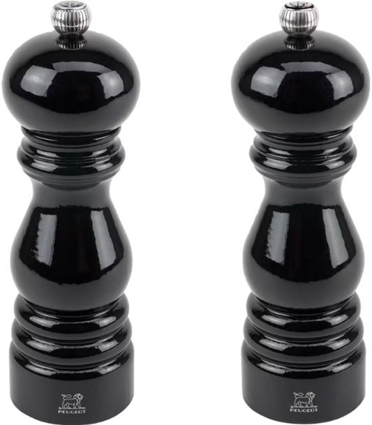 Moulin à poivre et à sel Peugeot Paris 18 cm - Laqué noir