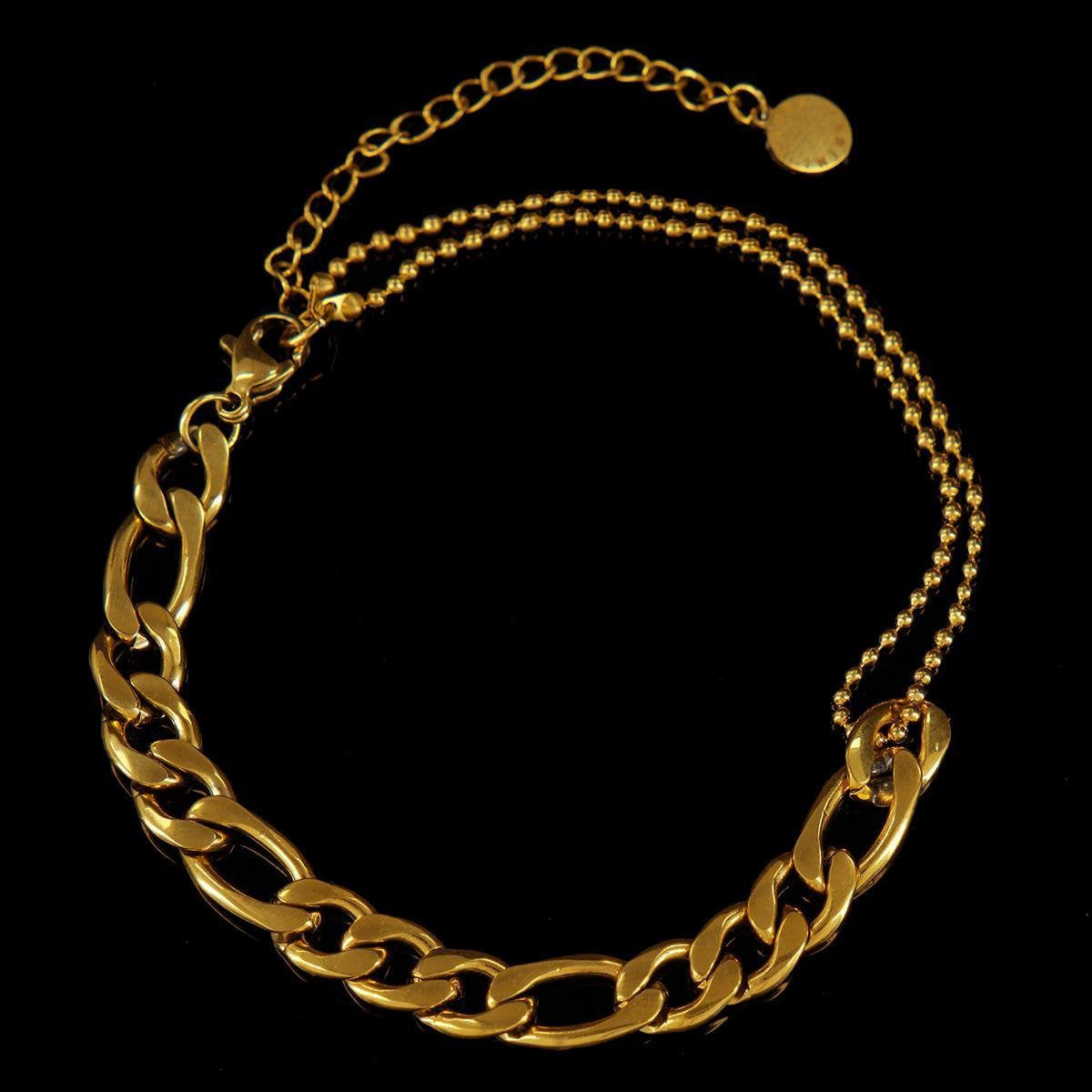 Bracelet femme Prego Gold - Laura Ferini - Bracelet à maillons en or