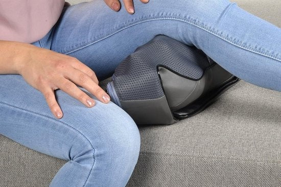 Coussin de massage shiatsu électrique Grundig - Appareil de massage pour la nuque - 8 boutons de massage - Fonction chaleur