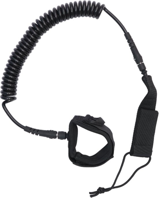 EvoNautic SUP Leash 10ft - Leash simple pour SUP - Longueur : 3 mètres - Sangle de cheville réglable - Compatible avec toutes les planches - Fabriqué dans un matériau solide et résistant