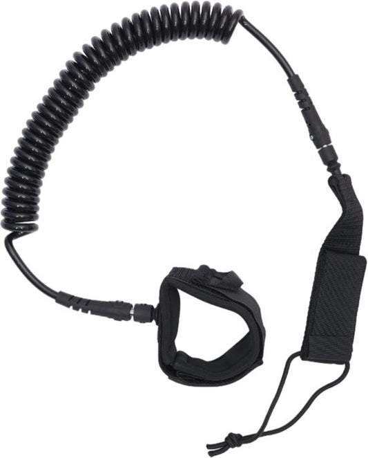 EvoNautic SUP Leash 10ft - Leash simple pour SUP - Longueur : 3 mètres - Sangle de cheville réglable - Compatible avec toutes les planches - Fabriqué dans un matériau solide et résistant
