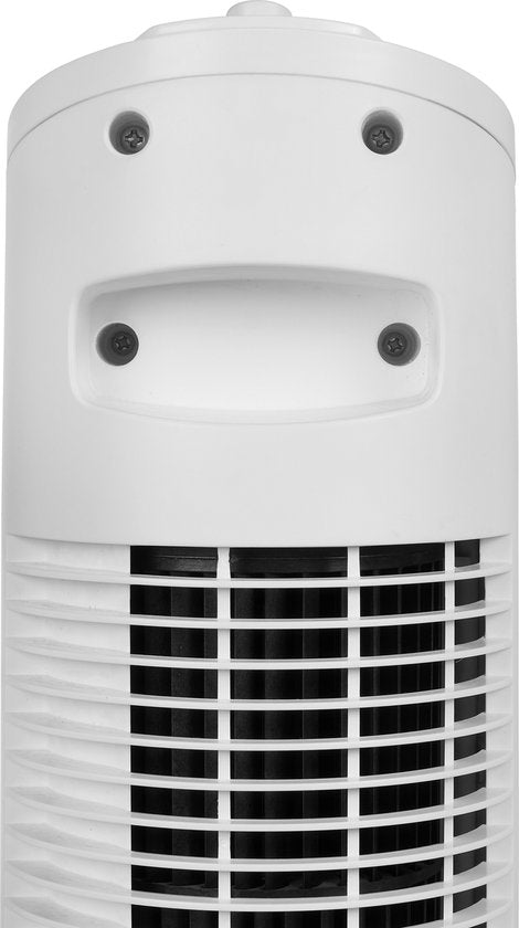 Ventilateur colonne 76 cm – 3 vitesses – Oscillation – Minuterie – Compact et élégant – Tristar VE-5864 – Blanc