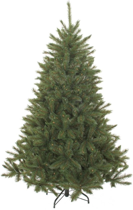 Sapin de Noël artificiel Triumph Tree Bristlecone - Sapin artificiel d'aspect naturel - Décoration de Noël d'intérieur - Finition en PVC à aiguilles rigides - H 260 x Ø 163 cm - Vert