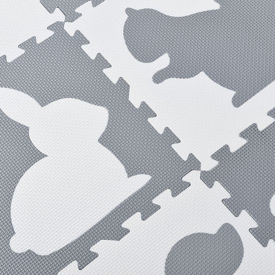 Tapis de puzzle pour enfants - Timon - 36 pièces - Composé de lettres et de chiffres