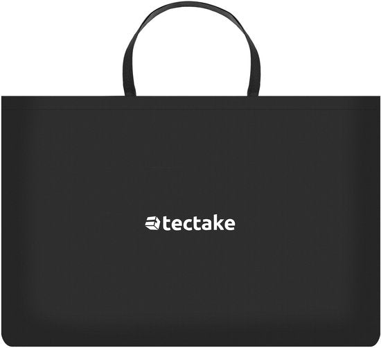 tectake® Baignoire de glace Espoo - Ice Bath - Baignoire avec siège - 105 x 70 x 66 cm - 375 litres - Baignoire de bain glacé pliable avec armature en aluminium et housse de protection - Triple isolation - Sac de transport et coussin d'eau inclus