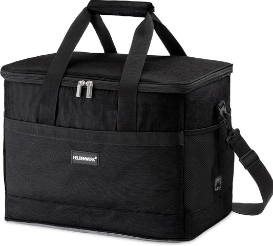 Sac de refroidissement Heroic - 30L - 12 heures - 7 compartiments - Noir