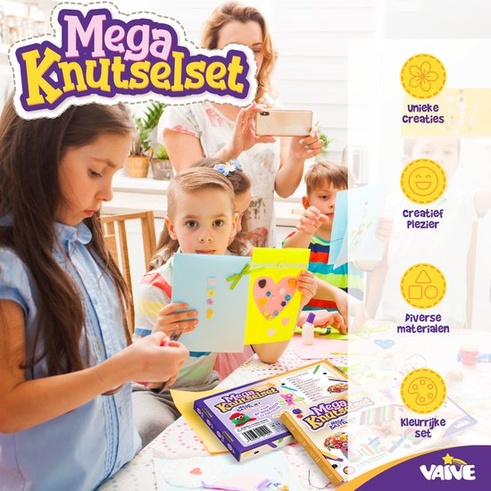 Kit de bricolage créatif - VAIVE - Pour enfants - Activités Manuelles - Dès 3 Ans