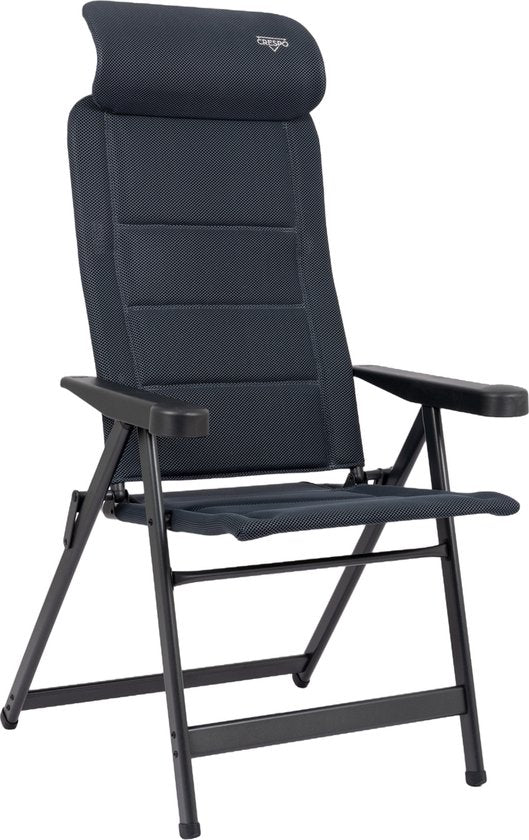 Crespo - Chaise de plage - L - AP/240 - Air-Deluxe - Compact - Gris - Modèle 2025