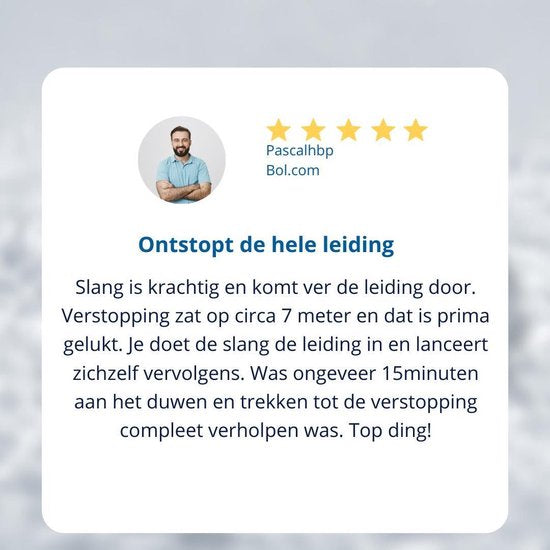 Techweise - Tuyau d'égout pour Kärcher K2 à K7 - 15M - Avec buses haute pression avant